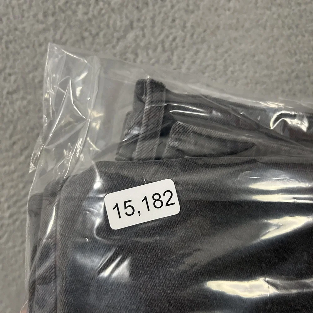 Levis‎ Jeans Womens 31x27 Black Gray Denim Mom SilverTab Cotton Stretch Ladies
